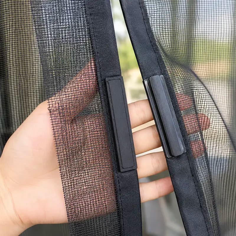 پرده توری مگنتی عرض 140 ارتفاع 290 سانتیمتر | پرده توری مغناطیسی | فروش عمده — تصویر ۳