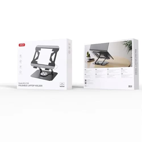 نگهدارنده لپ تاپ ایکس او XO C153 FOLDABLE LAPTOP HOLDER مناسب برای لپ تاپ تا 17.3 اینچ — تصویر ۴