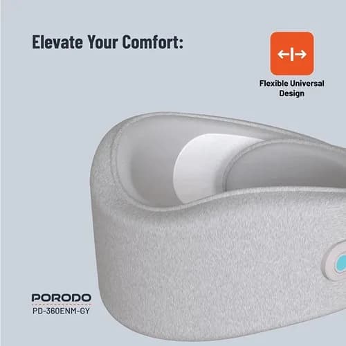ماساژور گردن پرودو Porodo Neck Pillow Massager PD-360ENM همراه با کمپرس گرم — تصویر ۲