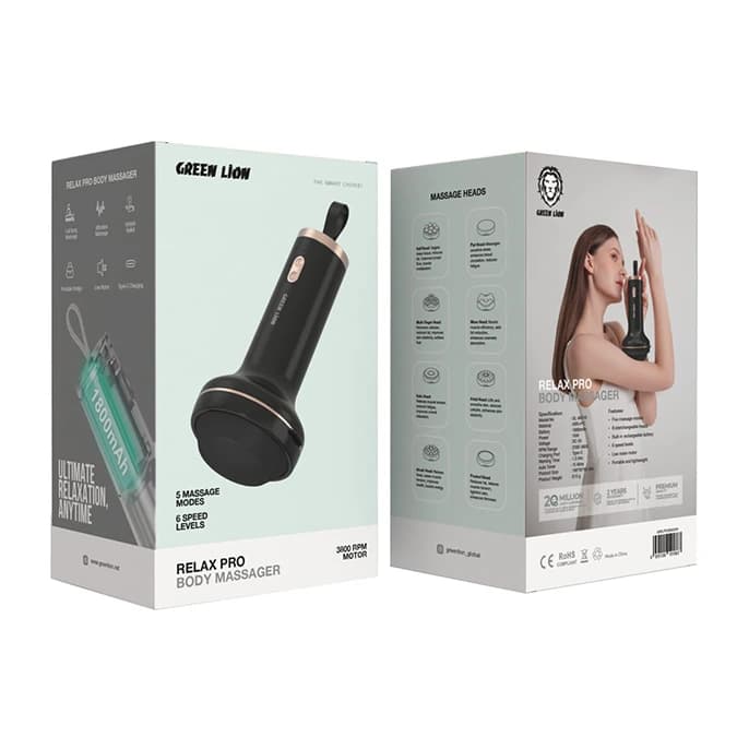 ماساژور بدن گرین لاین Green Lion GL-MG10 Relax Pro Body Massager GNRLPROBMGBK — تصویر ۳