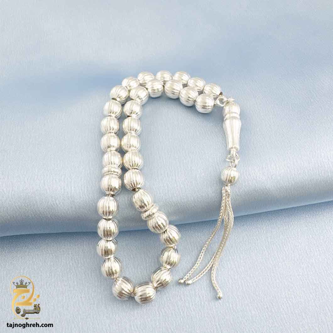 تسبیح نقره اصل 33 دانه ترک مدل MST T11 — تصویر ۶