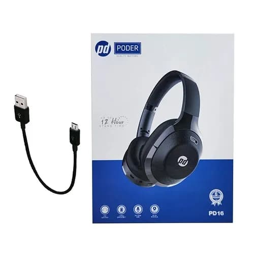 هدفون بلوتوثی پودر مدل PODER PD-16 — تصویر ۶