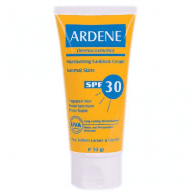 کرم ضد آفتاب مرطوب کننده SPF30 آردن — تصویر ۵