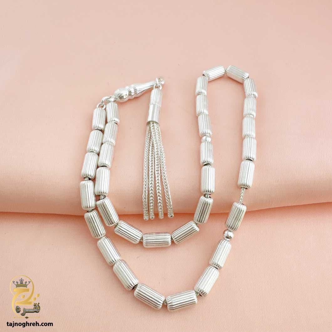 تسبیح نقره 33 دانه اصل ترک مدل MST T13 — تصویر ۵