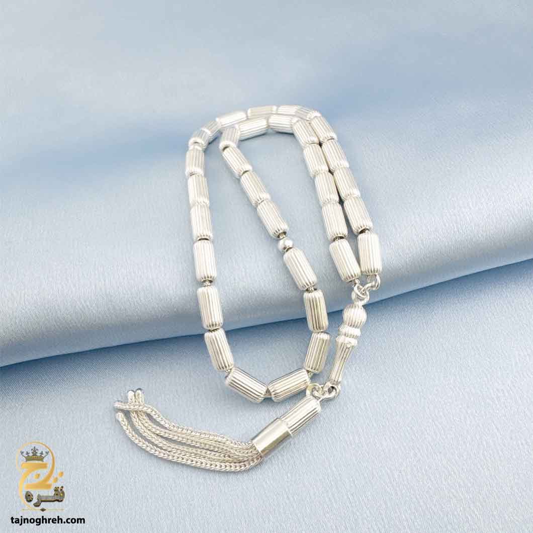 تسبیح نقره 33 دانه اصل ترک مدل MST T13 — تصویر ۶