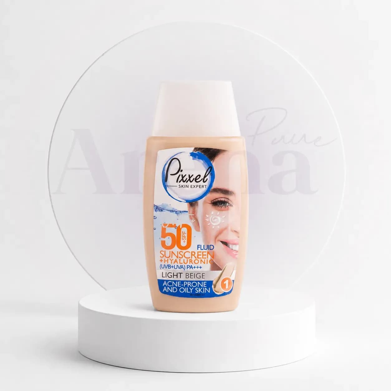 کرم ضد آفتاب پیکسل رنگی با Spf50 مناسب پوست چرب( بژ روشن) حجم 50میل