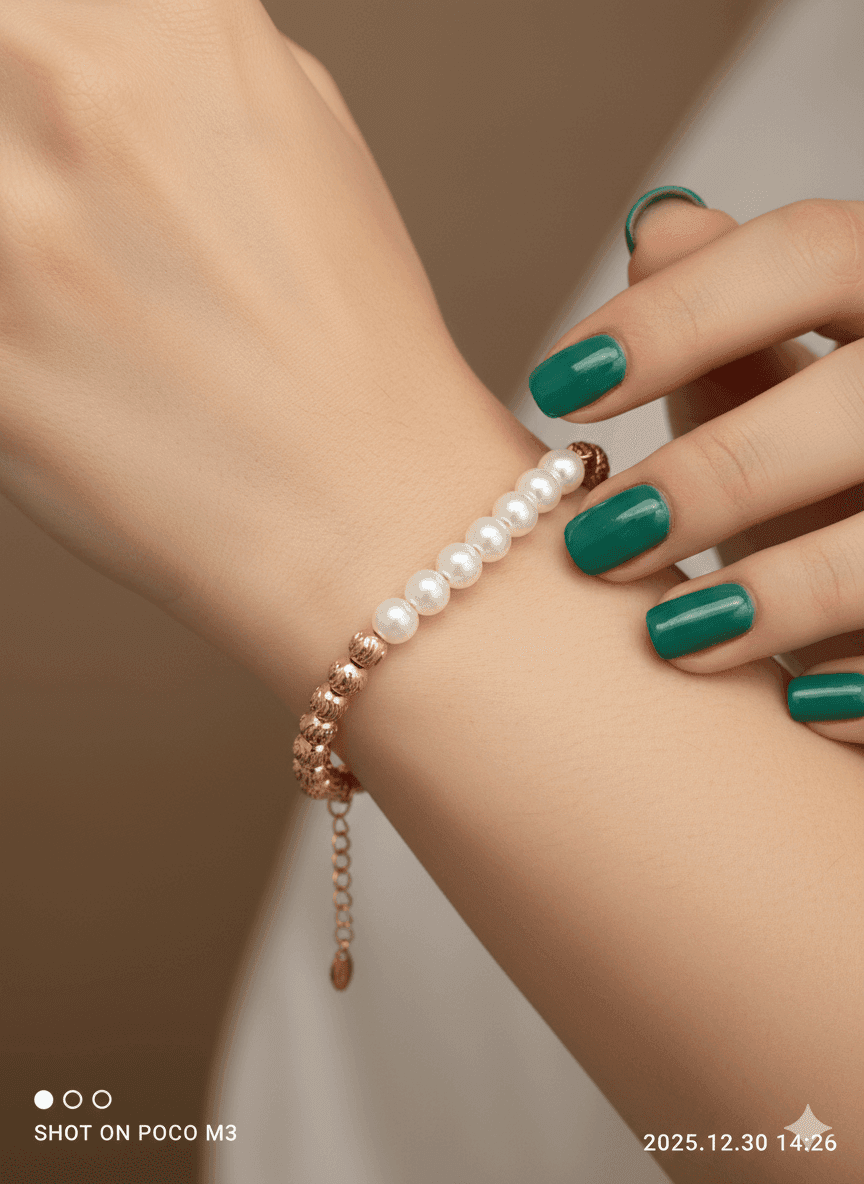 دستبند مروارید البرنادوی ژوپینگ کد 10z338 موژان حیدری