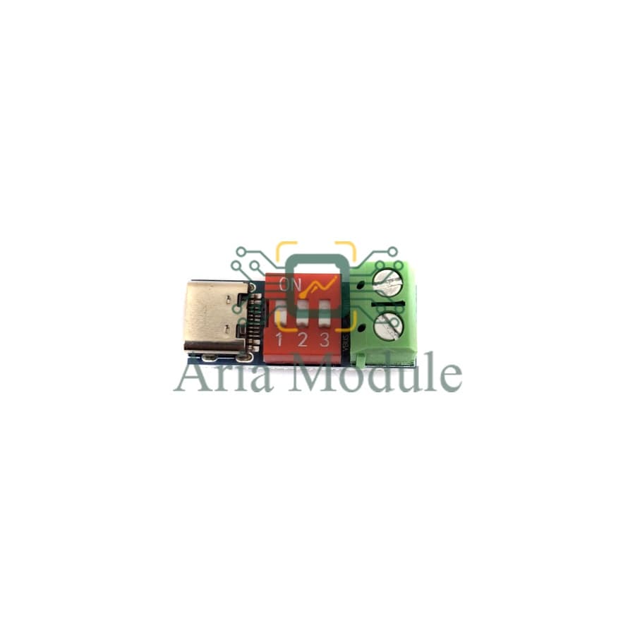 ماژول تستر انواع پروتکل هاي فست شارژ 5v-20v PD Sink