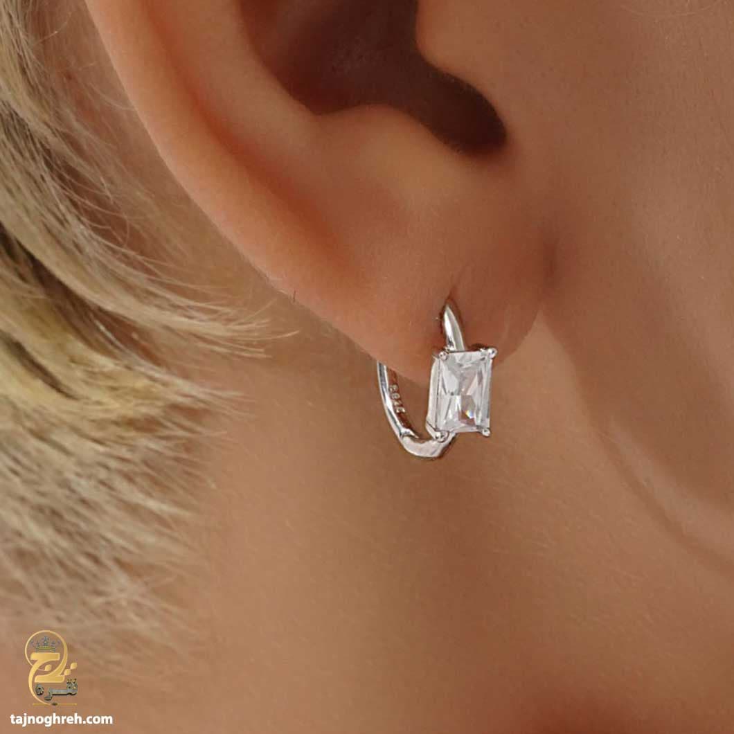 گوشواره نقره جدید زنانه مدل ESW E33