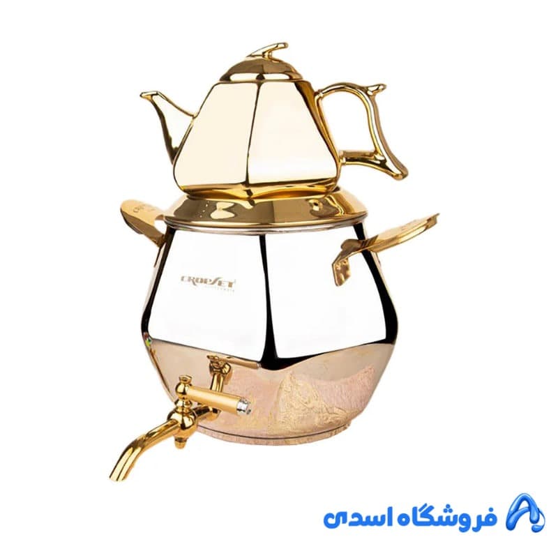 ست کتری و قوری کروپ ست مدل الماس کد 707