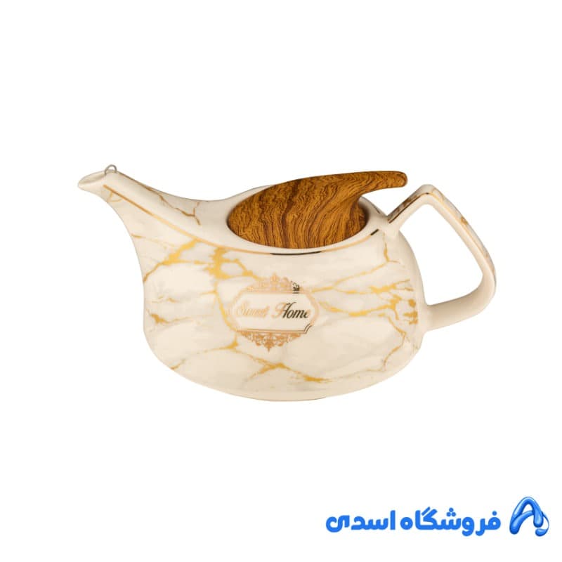 کتری و قوری روشاک ماربل کروپ ست کد 2603 — تصویر ۳