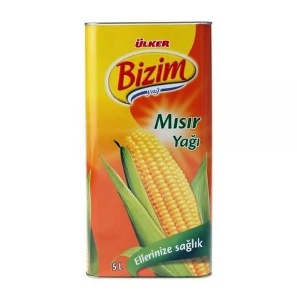 روغن ذرت اولکر بیزیم ترکیه Bizim حجم 5 لیتر