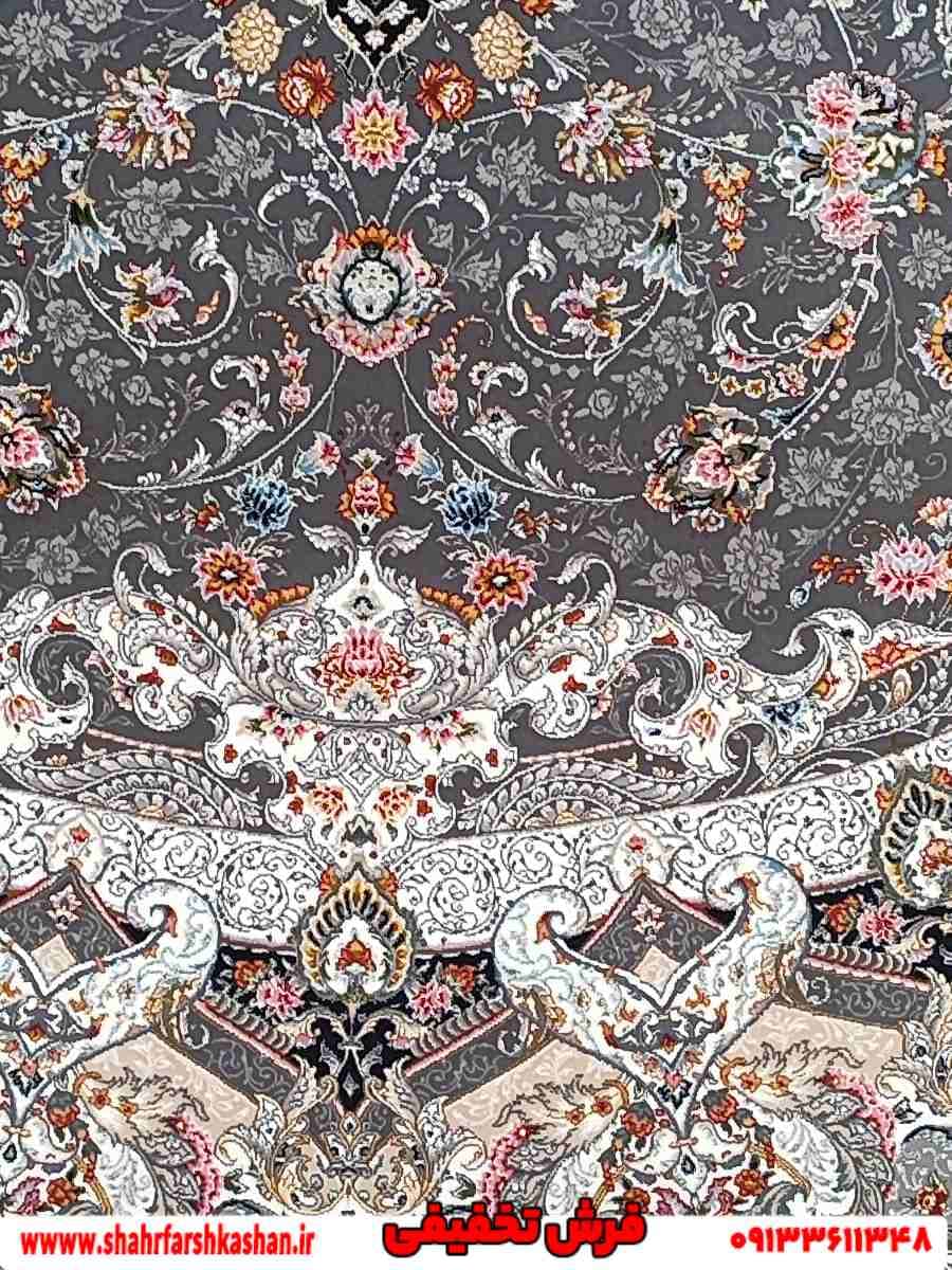 فرش طرح باران دودی 1500 شانه شهر فرش — تصویر ۳