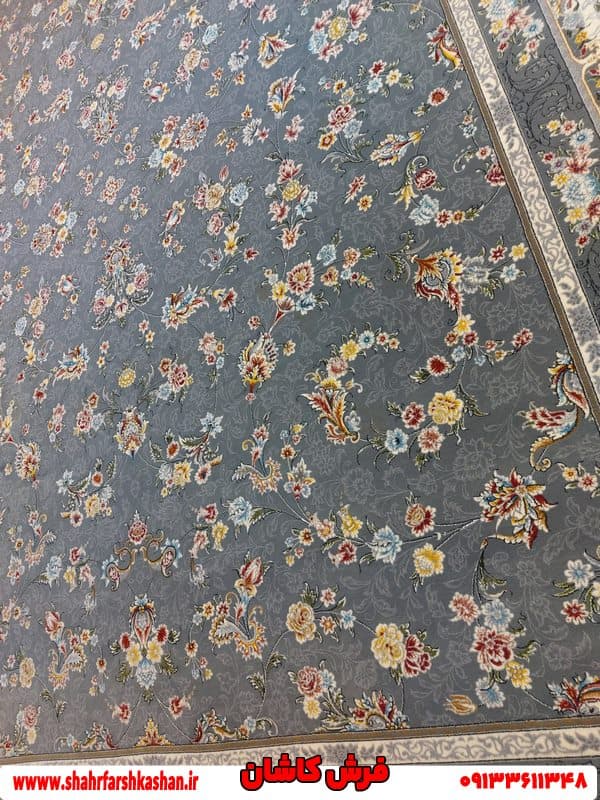 فرش دودی گل افشان 700 شانه آتیلا — تصویر ۳
