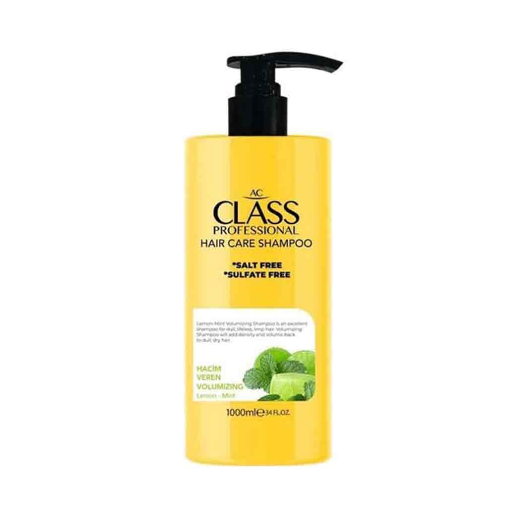 شامپو سر بدون سولفات ای سی کلاس AC CLASS Volumizing Lemon Mint دارای عصاره لیمو و نعنا 1000 میل — تصویر ۲
