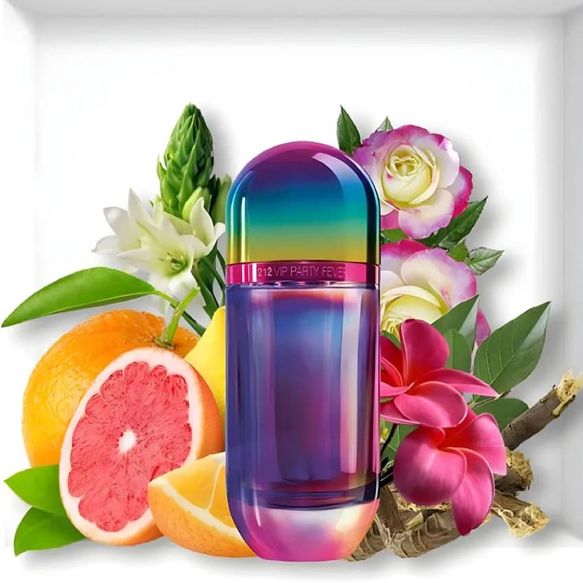 عطر ادکلن کارولینا هررا 212 وی آی پی پارتی فیور زنانه اصل — تصویر ۴