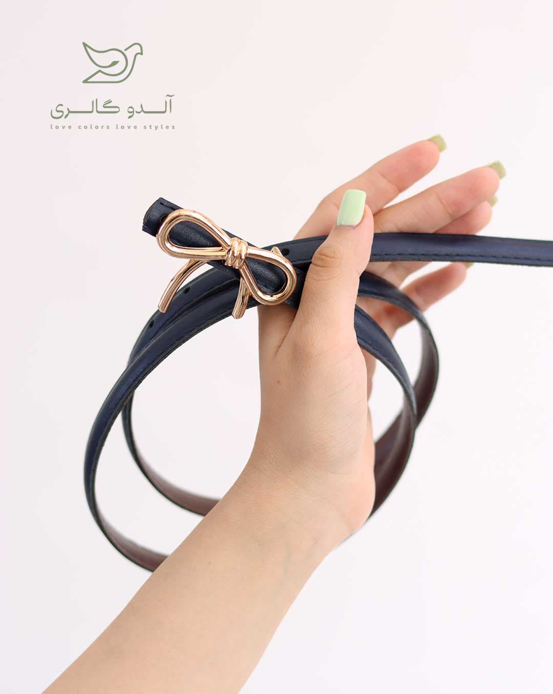 کمربند لونام سگک طلایی