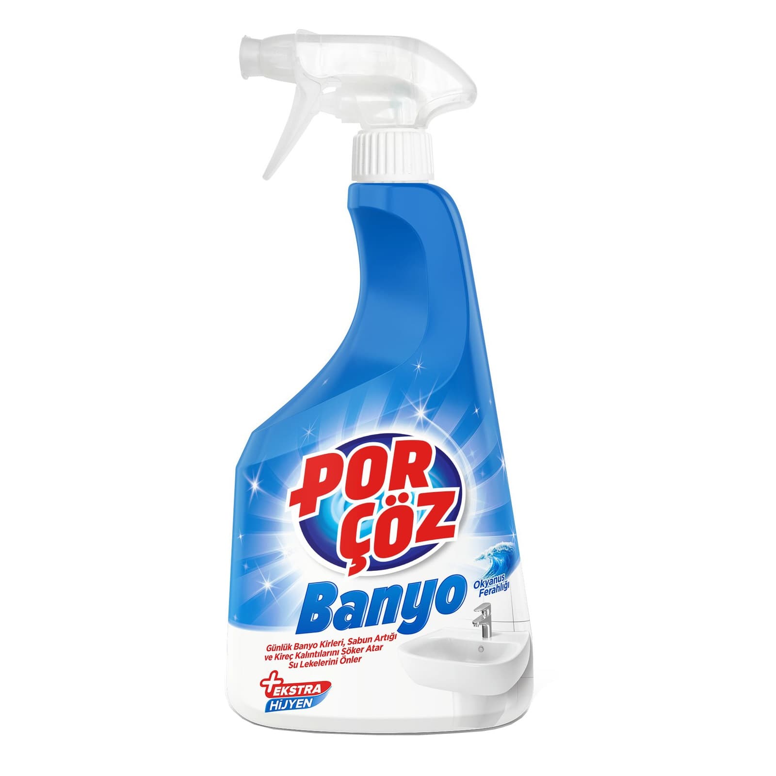 اسپری پاک کننده سطوح سرویس بهداشتی PORCOZ BANYO پورچوز ۷۵۰ میل