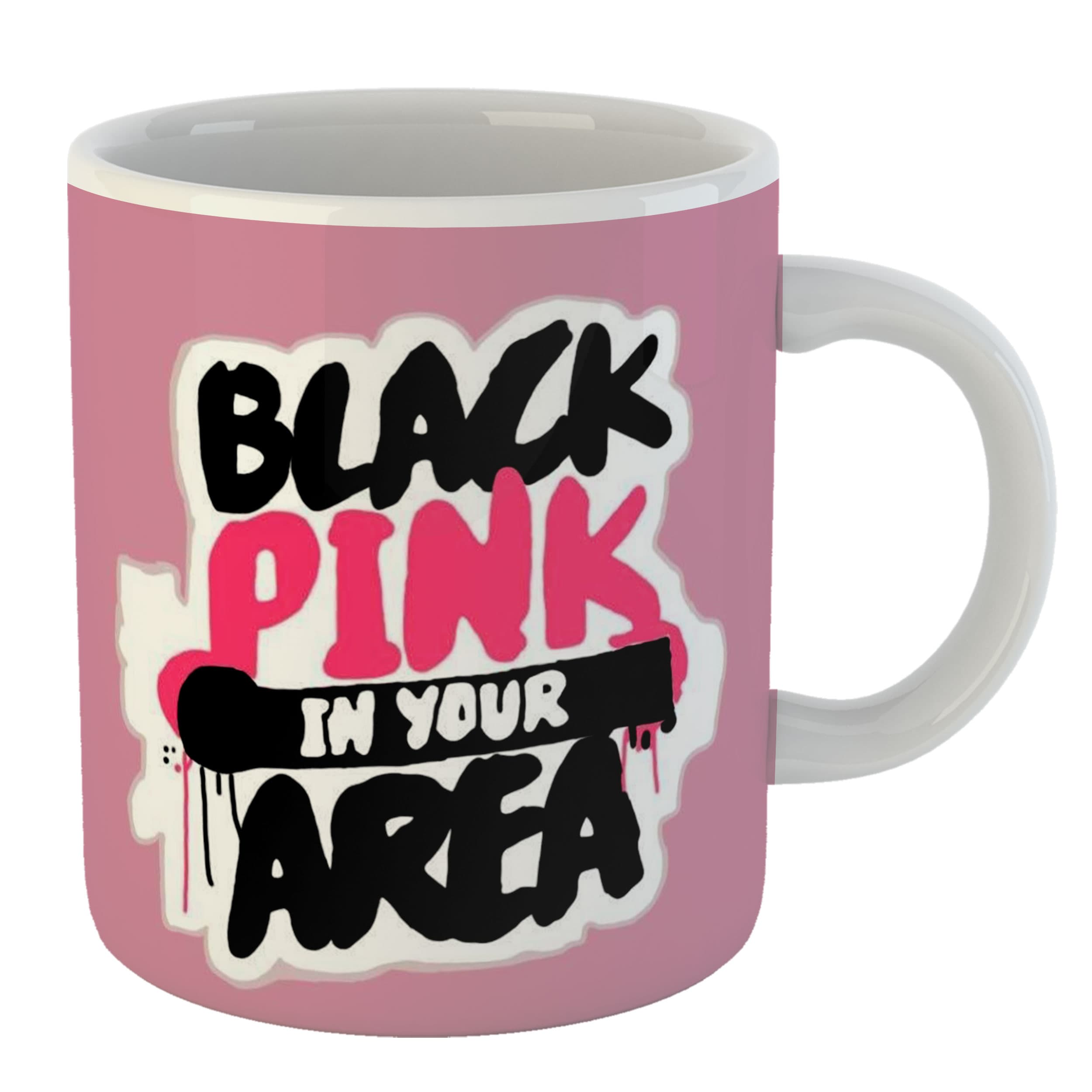 ماگ سرامیکی طرح black pink کد 827