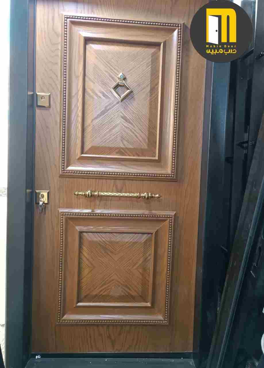 درب ضدسرقت بلوط دوقاب جناقی