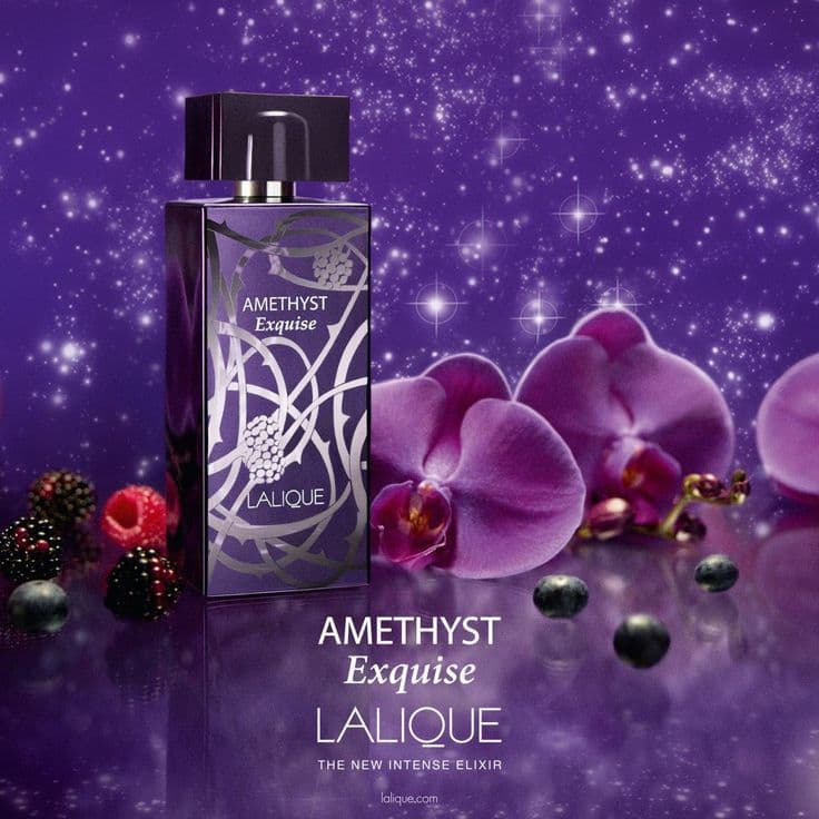 ادو پرفیوم زنانه LALIQUE Amethyst Exquise حجم ۱۰۰ میلی لیتر — تصویر ۲