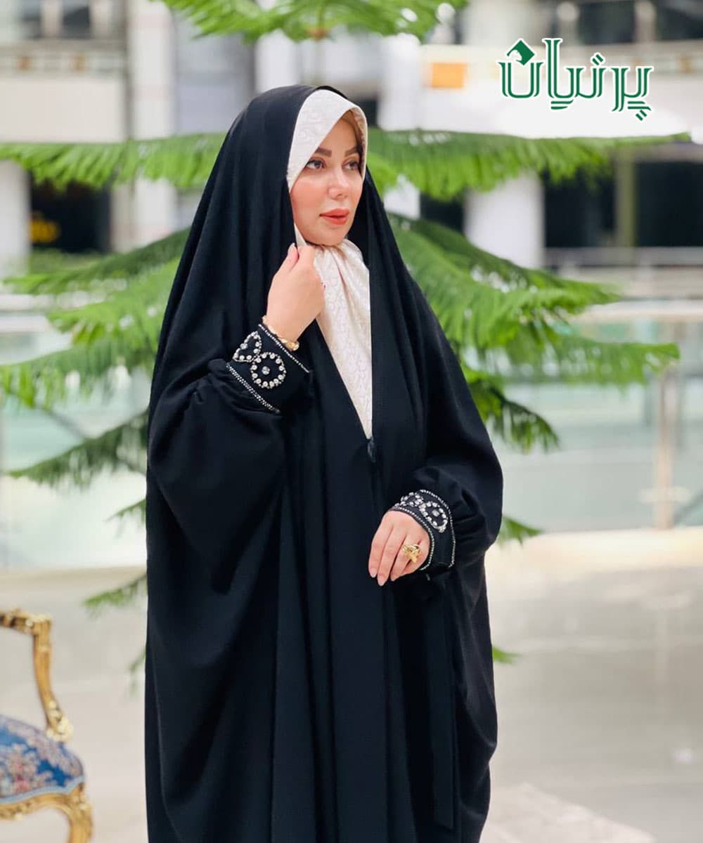 چادر عربی جده مچ سنبادی جواهردوزی دوناتی