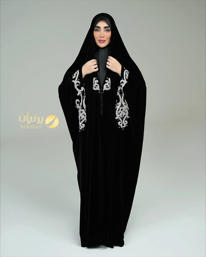 چادر عربی جده مخمل باوان