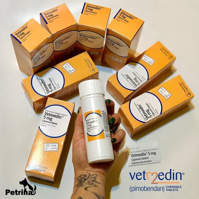 قرص قلب سگ وتمدین (پیموبندان) vetmedin | 5mg | سفارش ترکیه | 50 عددی — تصویر ۴