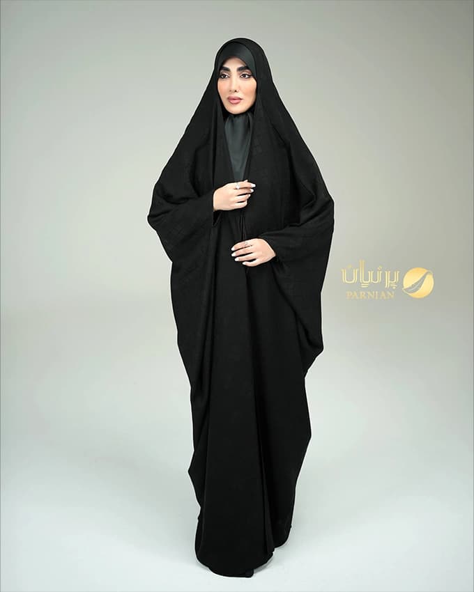 چادر جده عربی نخ کره طرح 5