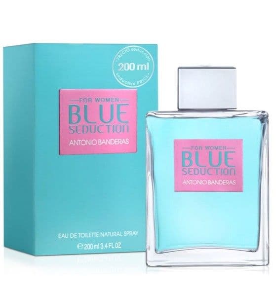 ادو تویلت زنانه ANTONIO BANDERAS Blue Seduction حجم ۲۰۰ میلی لیتر — تصویر ۲