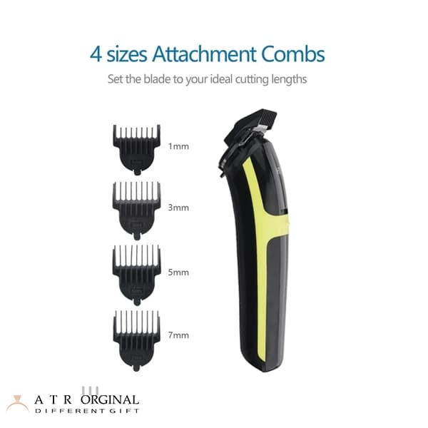 ست ماشین اصلاح موی بدن و صورت اچ تی سی مدل 3in1 Men Groomingkit — تصویر ۵