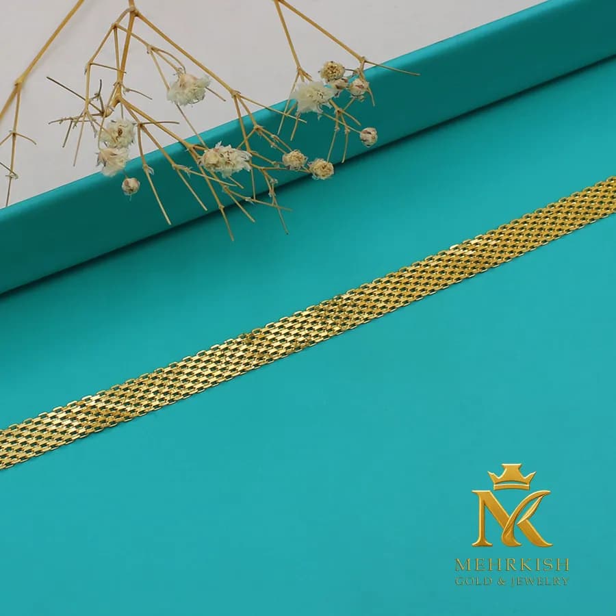 دستبند زنجیری هیوا کد K-238 — تصویر ۳