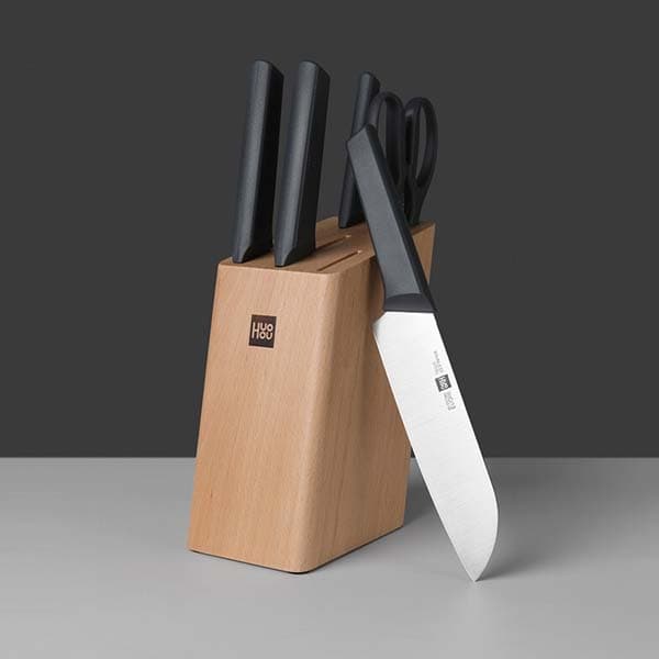 چاقوی آشپزخانه شیائومی مدل HuoHou Knife Set HU0057 ست 6 تکه — تصویر ۵