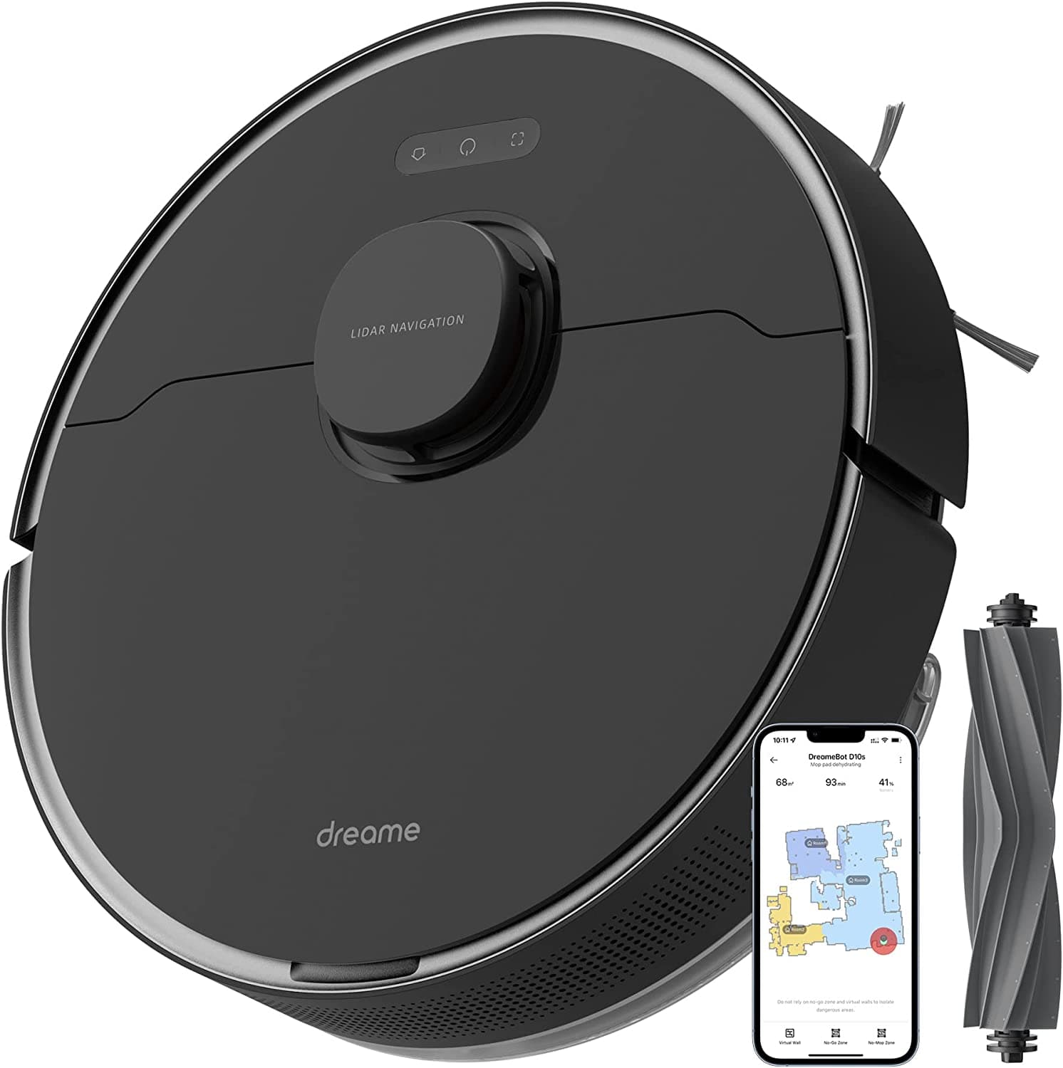 جارو برقی رباتیک درما مدل Dreame bot D10S Pro — تصویر ۹