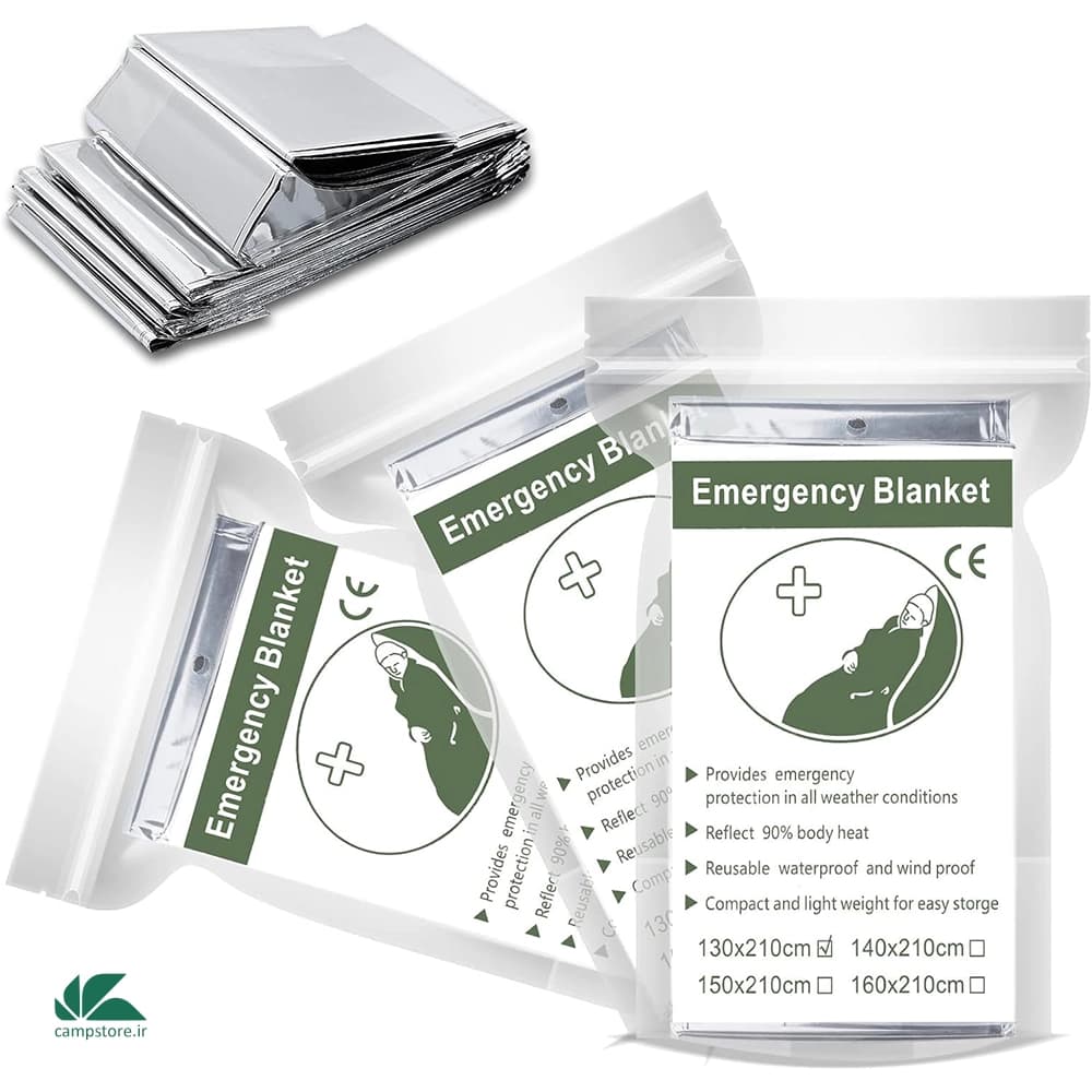 پتو نجات تک رو EMERGENCY BLANKET — تصویر ۲