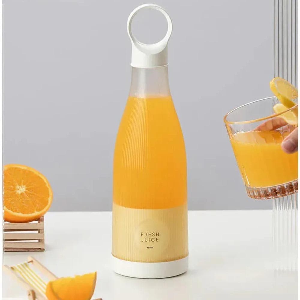 شیکر شیائومی مدل Fresh Juice Portable Mini Fruit Blender 450 ml — تصویر ۴