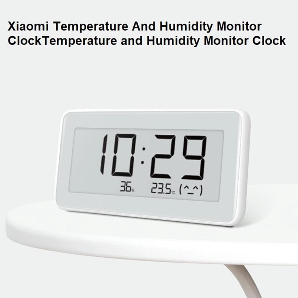 ساعت و دماسنج و رطوبت سنج بلوتوثی شیائومی مدل Xiaomi Mijia Electronic Temperature And HygroMeter PRO LYWSD02MMC — تصویر ۲