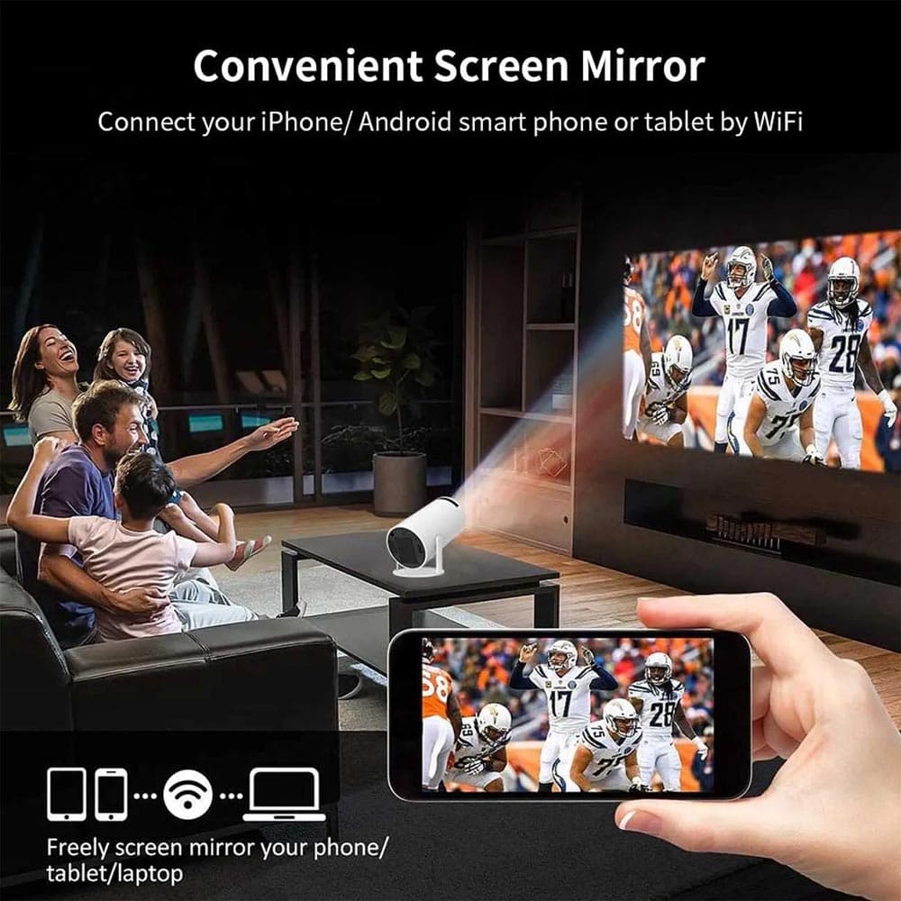 ویدئو پروژکتور قابل حمل ونبو مدل Geek Hy300 — تصویر ۵
