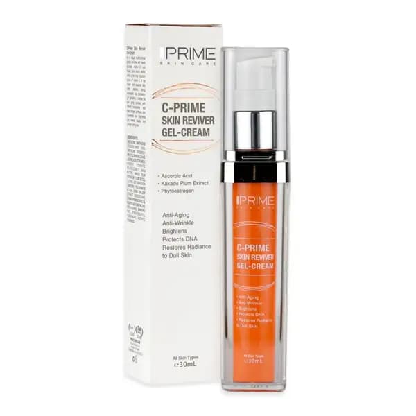 ژل کرم ضد چروک و روشن کننده سی پرایم مدل C-Prime Intensive حجم 30 میلی لیتر