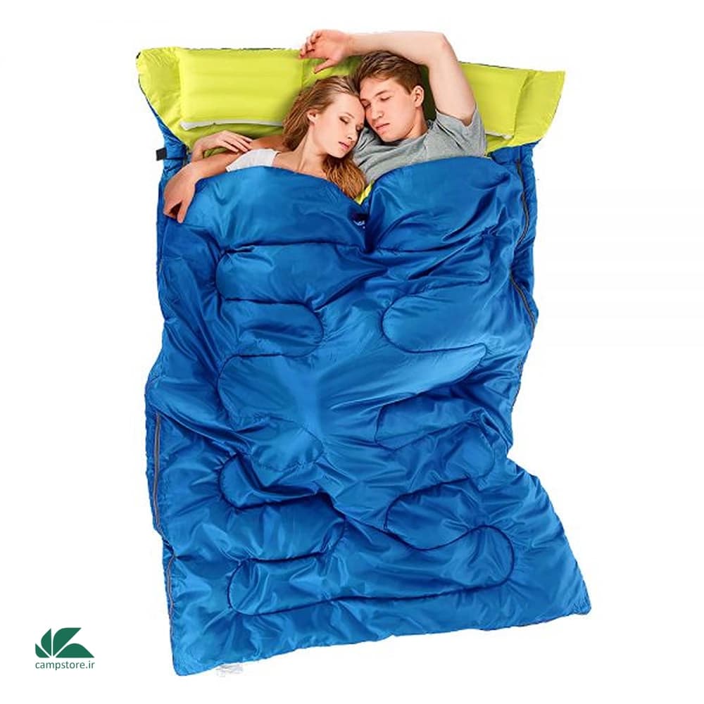 کیسه خواب الیاف نیچرهایک مدل Double With Pillow — تصویر ۶