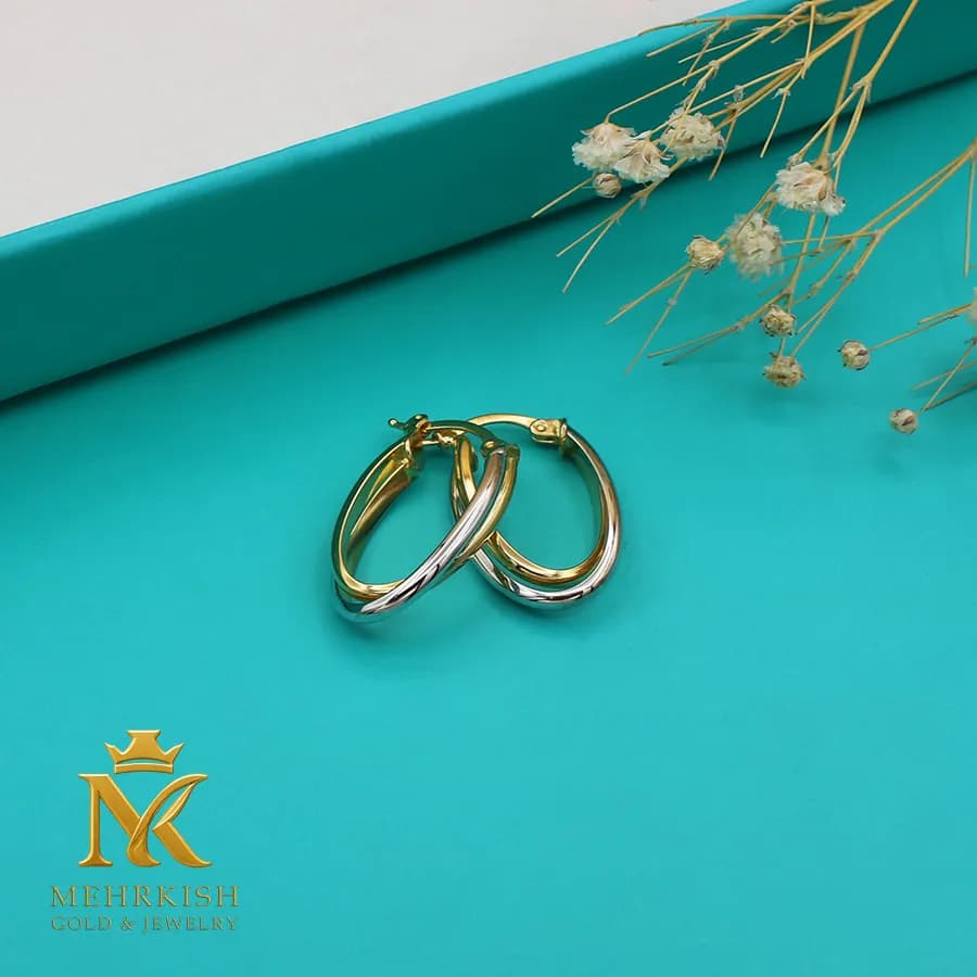 گوشواره حلقه ای کد 7921