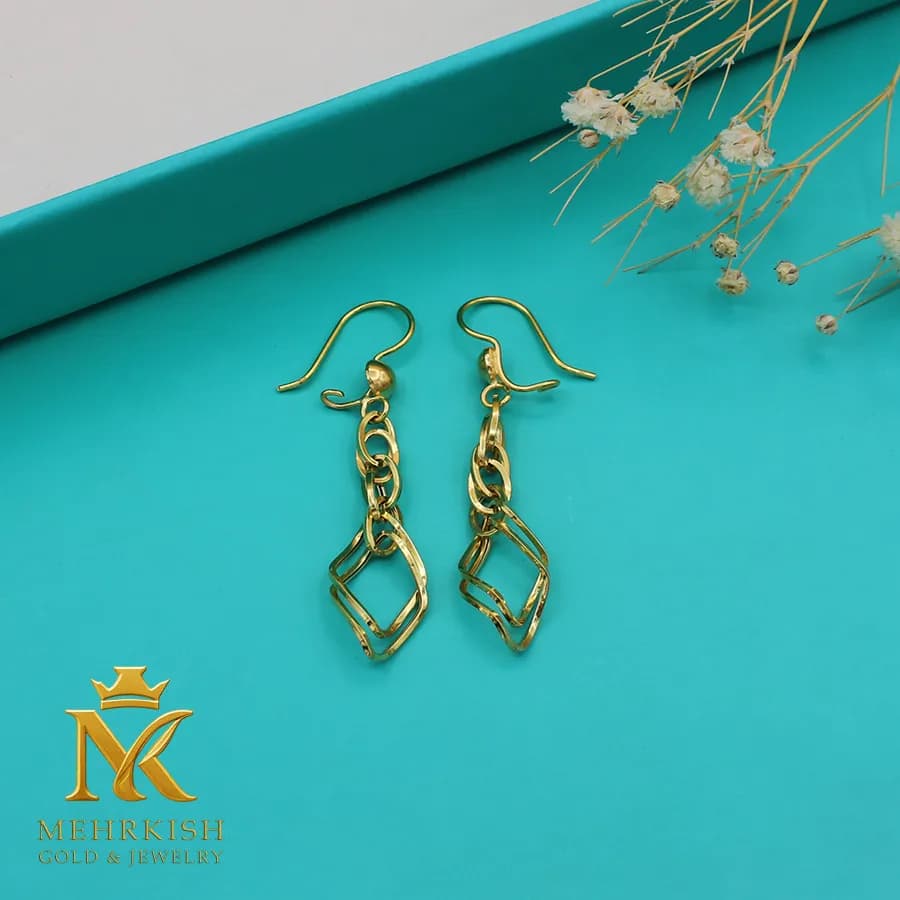گوشواره آویز کد 7920 — تصویر ۲