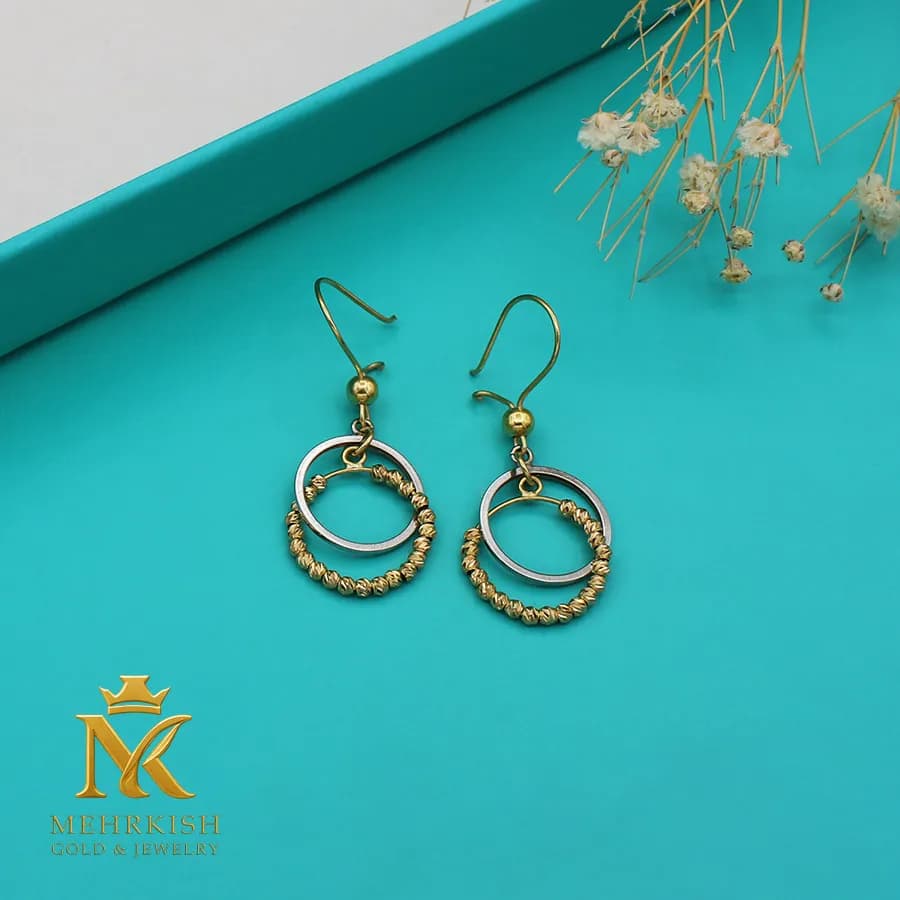 گوشواره آویز گوی کد 7882