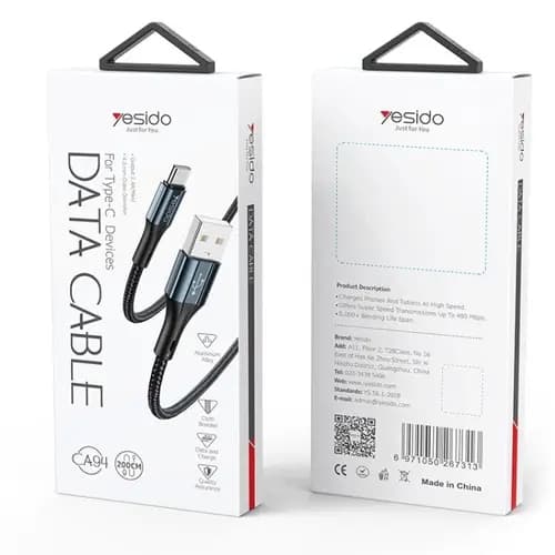 کابل شارژ سریع کنفی میکرو یسیدو Yesido CA94M — تصویر ۴