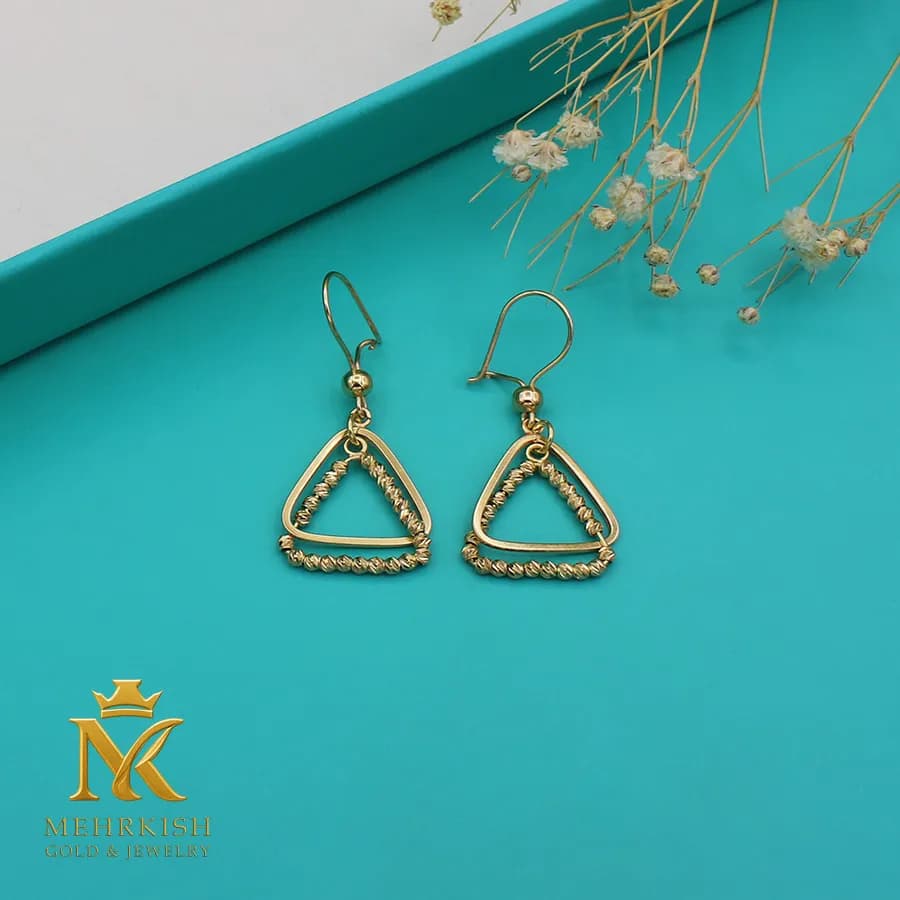 گوشواره آویز گوی کد 7871
