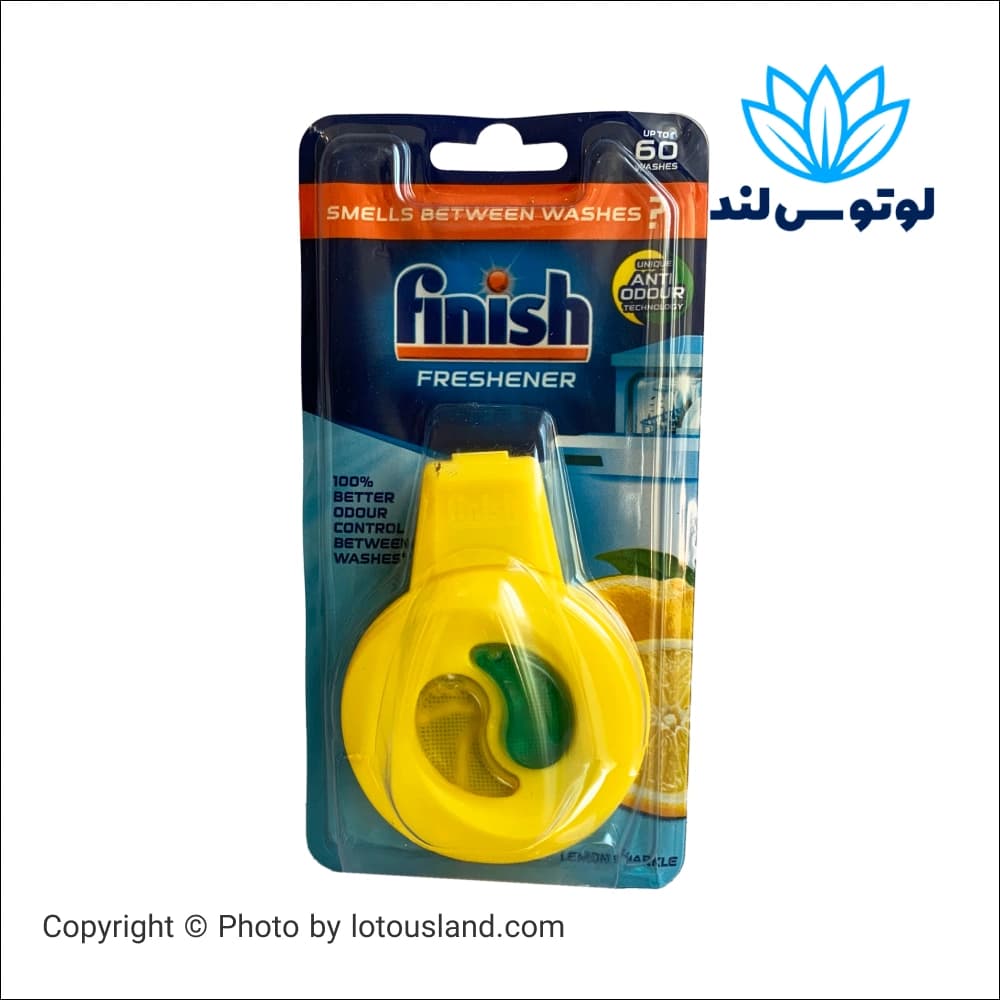 بوگیر ماشین ظرفشویی فینیش با رایحه لیمو 60 بار شستشو