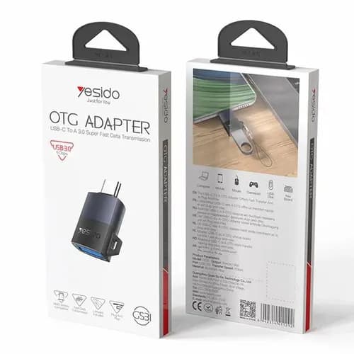 مبدل USB-C به Yesido GS31 USB 3.0 — تصویر ۳