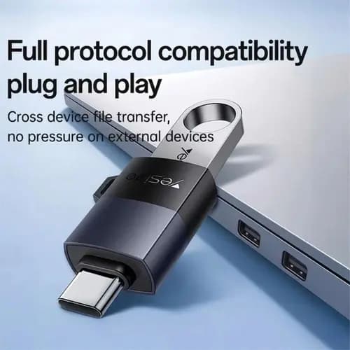 مبدل USB-C به Yesido GS31 USB 3.0 — تصویر ۴