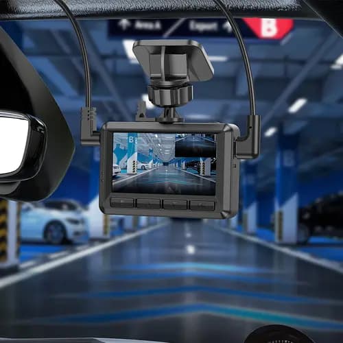 دوربین ثبت وقایع خودرو دو دوربینه Hoco DV3 — تصویر ۴