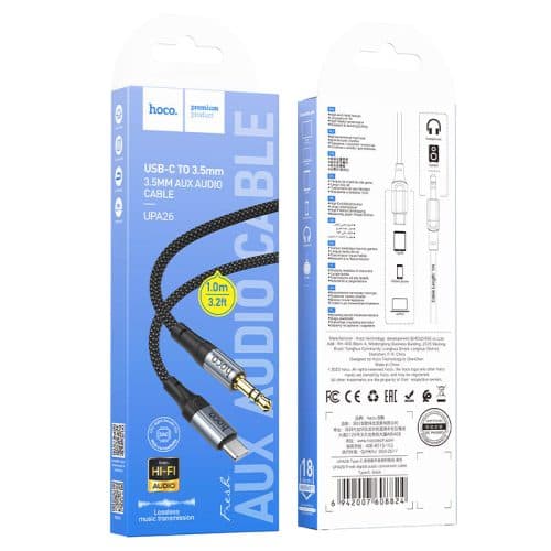 کابل تایپ سی به AUX هوکو HOCO UPA26 — تصویر ۲
